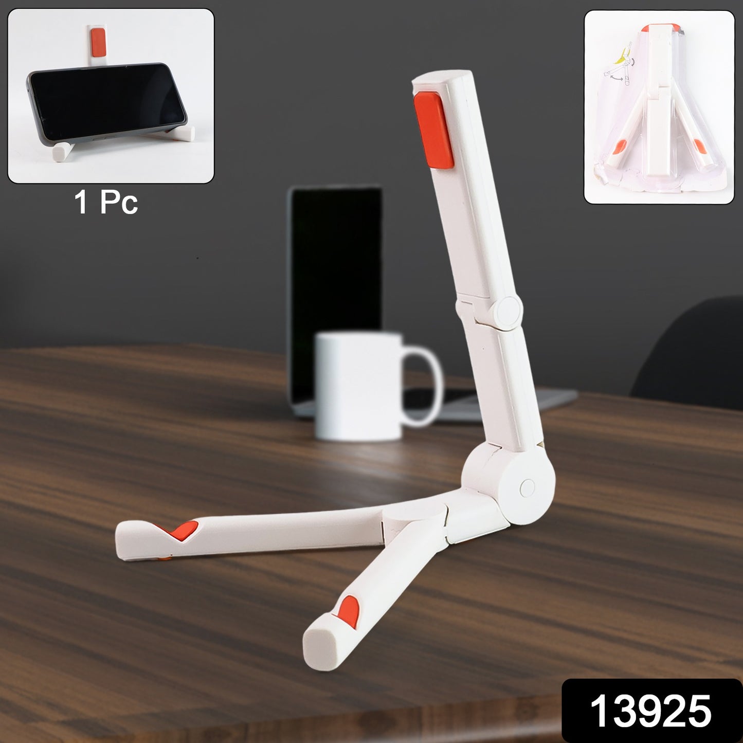 Multipurpose Adjustable Foldable Mobile Phone  Tablet Stand (1 Pc)